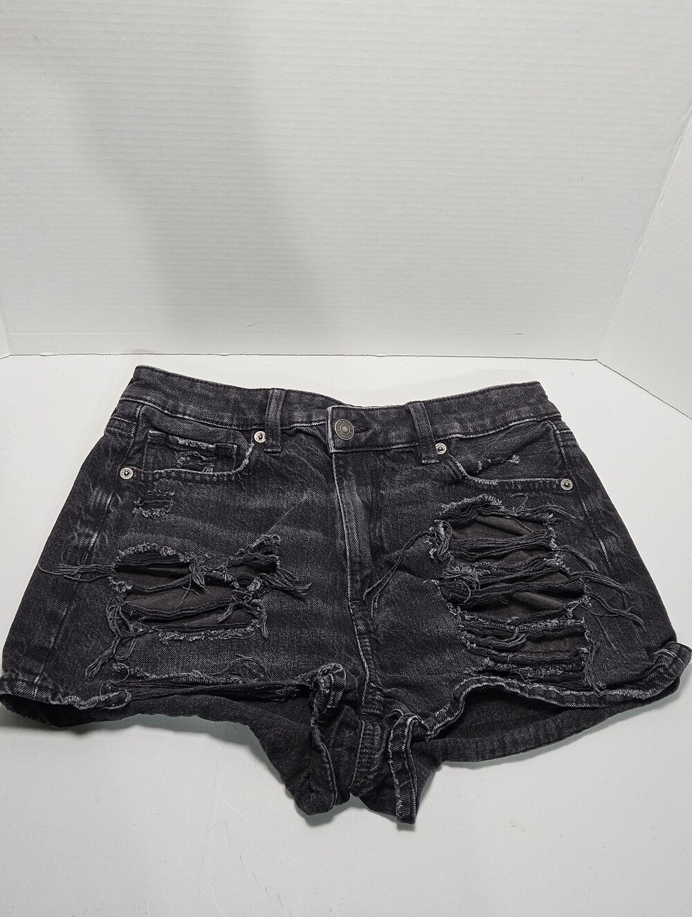 Refuge Boyfriend Denim Shorts Size 3 Medium Wash Charlotte Russe